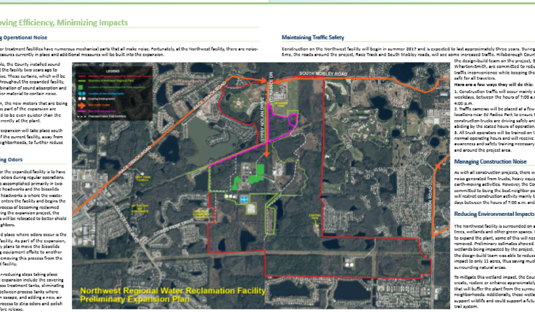 Northwest Regional Water Reclamation Facility Expansion Project, Hillsborough County, FL