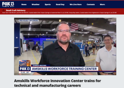 Amskills featured for the second time on Fox 13’s “Charley’s World” segment